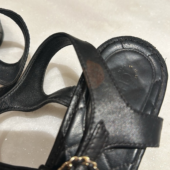 chanel sandals/flip flops with mini heel - Picture 2 of 5
